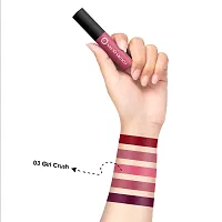 Colors Queen Mellow Matte Lip Cream, Long Wear Liquid Matte Lipstick, Velvety Soft Finish, Weightless Formula, Long Lasting Lipstick, Matte Liquid Lipstick for Women (03 - Girl Crush)-thumb2