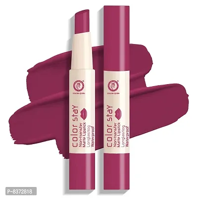 Colors Queen (NEW) Colors Stay Non Transfer Matte Lipstick_(Cranberry)-thumb0