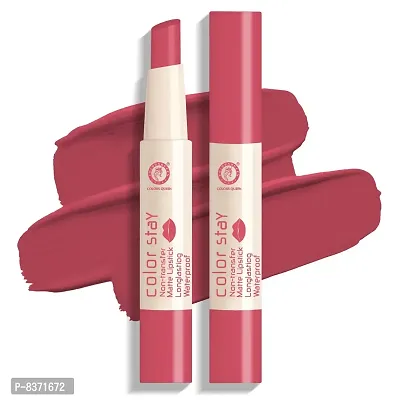 Colors Queen Kiss Proof Non Transfer Matte Lipsticks (Neon Pink)