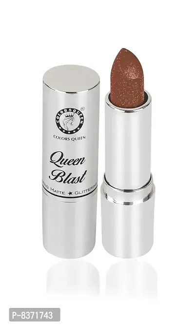 Colors Queen Glittering Matte Lipsticks (Chocolate) `-thumb2