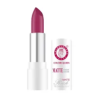 COLORS QUEEN Waterproof Non Transferable Rich Matt Lipstick for Women and Girls (Glam Pink) (18)-thumb3