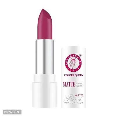 COLORS QUEEN Waterproof Non Transferable Rich Matt Lipstick for Women and Girls (Glam Pink) (18)-thumb4