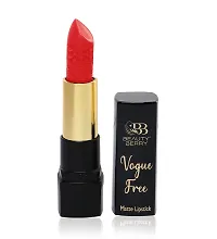 Beauty Berry Vogue Free Matte Lipstick (HOT RED)-thumb1