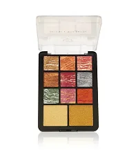 Colors Queen Icon Eyes Eyeshadow Palette/Highlighter Palette For Professional (002)-thumb1