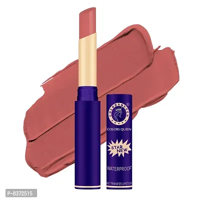 Colors Queen Non-Transfer Matte Lipstick 18Hrs Stay (Nude)