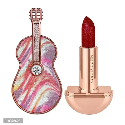 Colors Queen Rock Star Violin Matte Lipstick {Chili Red}-thumb4