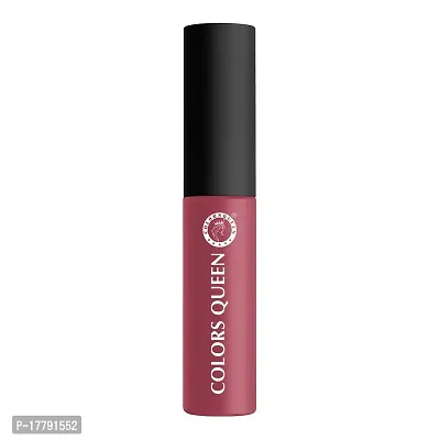 Colors Queen Mellow Matte Lip Cream, Long Wear Liquid Matte Lipstick, Velvety Soft Finish, Weightless Formula, Long Lasting Lipstick, Matte Liquid Lipstick for Women (04 - No Doubts)-thumb5