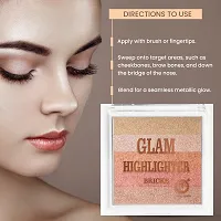 Classic Glam Highlighter For Face Makeup | Highlighter Makeup | Multi-Color Highlighter Palette - (02) 12G-thumb4