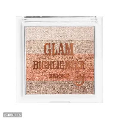 Classic Glam Highlighter For Face Makeup | Highlighter Makeup | Multi-Color Highlighter Palette - (01)12G-thumb3