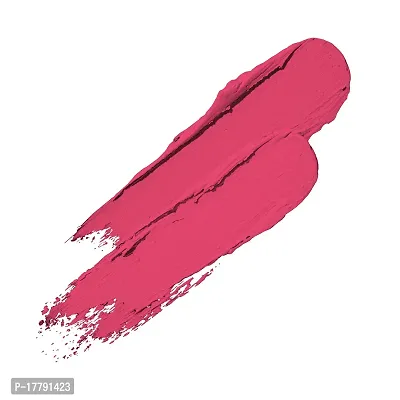 Colors Queen Beauty Lips Velvet Finish Matte Lipstick Highly Pigmented with Smooth Application Long Lasting Lipstick Waterproof Smudge Proof Lipstick for Women (Pinky)-thumb2