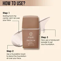 Colors Queen Oil Control Oil Free Primer + Foundation That Gives Natural and Brightening skin Waterproof foundation Long Lasting, Provides Non Sticky and Matte Finish Liquid Foundation For Oily Skin (Fair Ivory)-thumb2