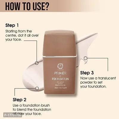 Colors Queen Oil Control Oil Free Primer + Foundation That Gives Natural and Brightening skin Waterproof foundation Long Lasting, Provides Non Sticky and Matte Finish Liquid Foundation For Oily Skin (Fair Ivory)-thumb3