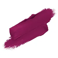 Colors Queen Kiss Lips Matte Lipstick Smudge Proof and Non Transfer Creamy Matte Long Stay Lipstick for Women (Cherry Berry)-thumb1