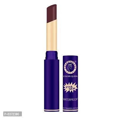 Colors Queen Non-Transfer Matte Lipstick 18Hrs Stay (Chocolate)-thumb3