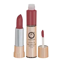 Colors Queen 2 in 1 Matte Lipstick Lip Matte Long Lasting Gloss, Waterproof, Non Transferable Queen Nude (8 Gram)-thumb2