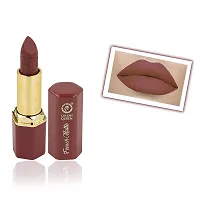 Colors Queen French Matte Lipstick (Nude) With Soft Kajal-thumb1