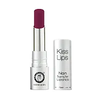 Colors Queen Kiss Lips Matte Lipstick Smudge Proof and Non Transfer Creamy Matte Long Stay Lipstick for Women (Virgin Maroon)-thumb2