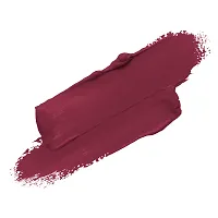 Colors Queen Kiss Lips Matte Lipstick Smudge Proof and Non Transfer Creamy Matte Long Stay Lipstick for Women (Hot Maroon)-thumb1