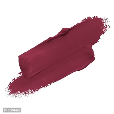 Colors Queen Kiss Lips Matte Lipstick Smudge Proof and Non Transfer Creamy Matte Long Stay Lipstick for Women (Hot Maroon)-thumb2