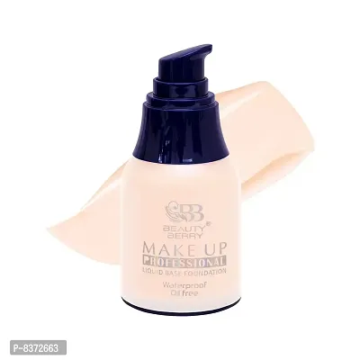 Beauty Berry Professional Make UP Liquid Base Foundation Water Proof (Fair Porcelain)-thumb0