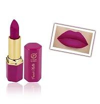 Colors Queen French Matte Lipstick (Hot Red) with Soft Kajal-thumb1