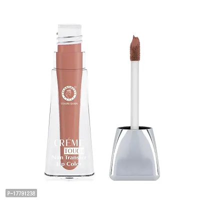 Colors Queen Cregrave;me Touch Non Transfer lipstick Waterproof Lipstick Long Lasting stays up to 18 hrs. Smudge Proof Non Sticky and Non Drying Liquid Lipstick For Women (Caramel Nude)-thumb3