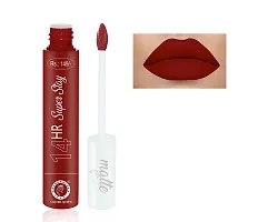 Colors Queen 14 Hr Super stay Matte Liquid Lip Color Non Transfer Lipstick (Royal Maroon + Bridal Maroon) Pack Of 2-thumb1