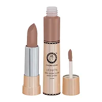 Colors Queen 2 in 1 Matte Lipstick Lip Matte Long Lasting Gloss, Waterproof, Non Transferable Nude (8 Gram)-thumb2