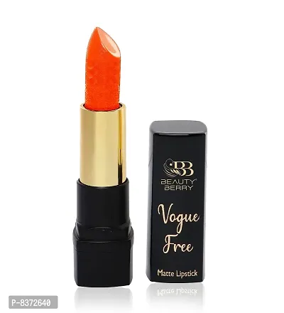 Beauty Berry Vogue Free Matte Lipstick (Karina Orange)-thumb2