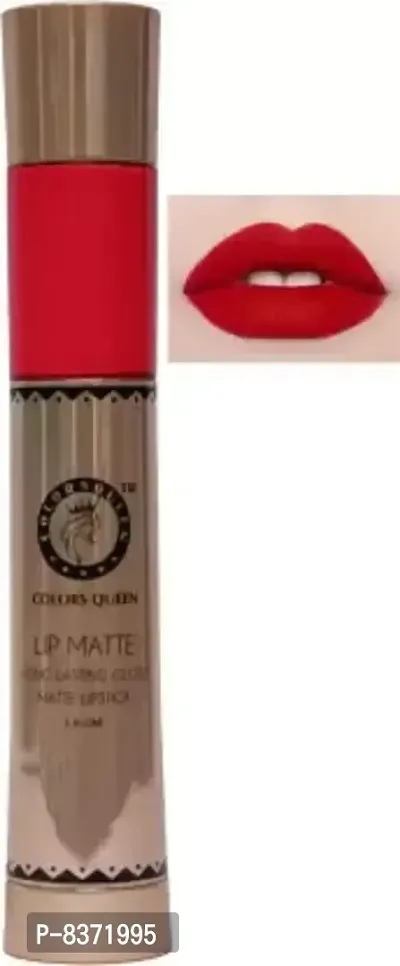 COLORS QUEEN Lip Matte 2in1 Long Lasting Gloss  Matte Lipstick (Indian Pink, 13 ml)-thumb2