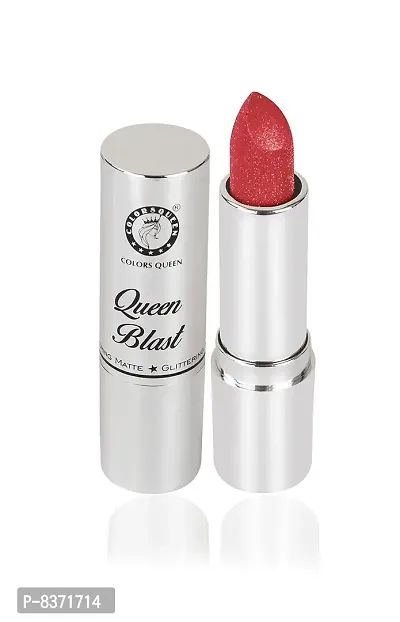 Colors Queen Glittering Matte Lipsticks (Salmon)-thumb2