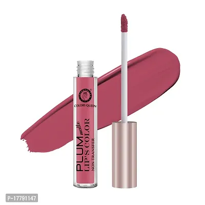 Colors Queen Plum Matte Non Transfer, Water Proof, Liquid Lipstick_Rose Pink 7 ml