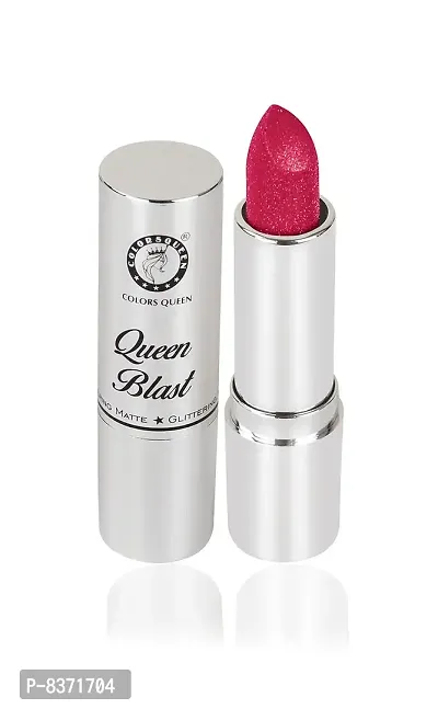 Colors Queen Glittering Matte Lipsticks (Pink Berry) `-thumb2