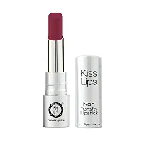 Colors Queen Kiss Lips Matte Lipstick Smudge Proof and Non Transfer Creamy Matte Long Stay Lipstick for Women (Hot Maroon)-thumb2