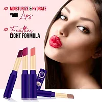 Colors Queen Non-Transfer Matte Lipstick 18Hrs Stay (Rubine)-thumb2