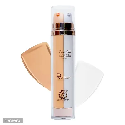 Colors Queen REVITALIFT 2 IN 1 High Definition Double Action Water Proof Foundation With Primer
