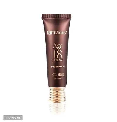 BEAUTY BERRY AGE 18 MOUSSE FOUNDATION OIL FREE (Natural Beige)-thumb3