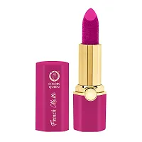 Colors Queen Non transfer French Matte Waterproof Matte Lipsticks (Glam Pink)-thumb3