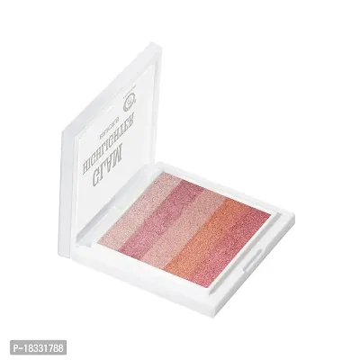 Classic Glam Highlighter For Face Makeup | Highlighter Makeup | Multi-Color Highlighter Palette - (05)12G-thumb2