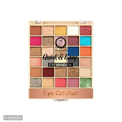 Classic 32 Colours Highly Pigmented Eyeshadow Palette | Waterproof, Easily Blendable With Flawless Finish (02)-thumb2