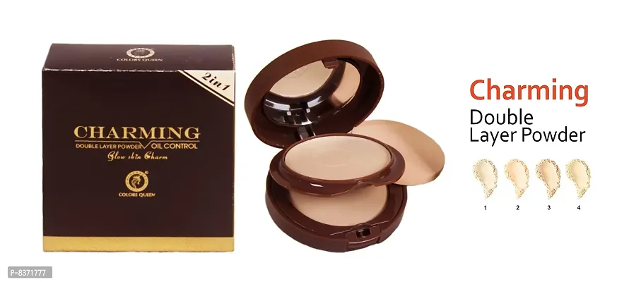 Colors Queen Charming Double Layer Compact Powder (03, 20g)-thumb4