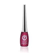 Colors Queen French Matte Lipstick (Bridal maroon) With Eyeliner-thumb4