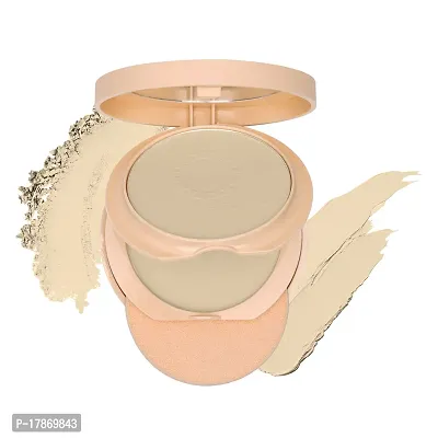 Colors Queen Perfect Look Oil Control Matte Compact Powder | 2 in 1 Compact Powder + Base Concealer-thumb0