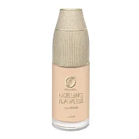 Colors Queen Excellence Flawless Foundation Oil Free Foundation for Complete Coverage Prevents Dark Circles, Dull Complexion and Redness comes with Primer + Base Long Lasting Foundation for Women (Natural Nude)-thumb3