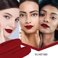 Colors Queen Kiss Proof Non Transfer Matte Lipsticks (Indian Red)-thumb2