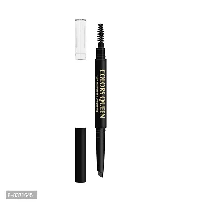 Colors Queen Water Proof Long Lasting brow master (Black)-thumb3