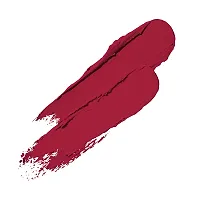 Colors Queen Beauty Lips Velvet Finish Non Transfer Matte Lipstick Highly Pigmented with Smooth Application Long Lasting Lipstick Waterproof Smudge Proof Lipstick for Women (Red)-thumb1