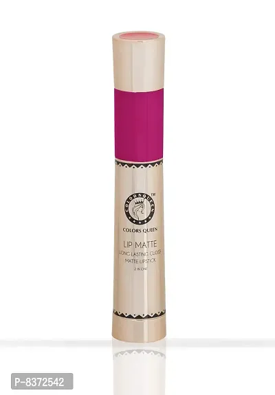 Colors Queen Lip Matte 2in1 Lipstick (Sharbati, 8g)-thumb3