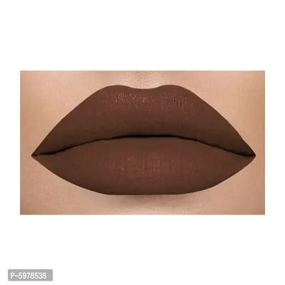 Colors Queen Kiss Lips Non Transfer Matte Lipstick (ANGEL CHOCOLATE)-thumb3