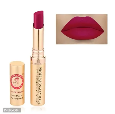 Colors Queen Beauty Lips Non Transfer Velvet Texture Lipstick (Juice Orange)-thumb3